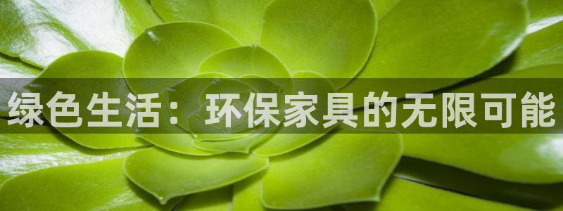 杏耀代理登录中心怎么进：绿色生活：环保家具的无限可能