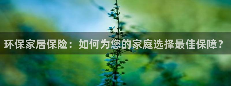 杏耀平台代理登录网址查询：环保家居保险：如何为您的家庭选择最