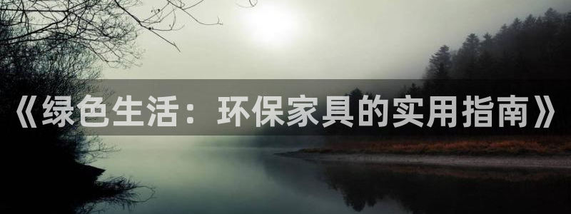 杏耀如何注册：《绿色生活：环保家具的实用指南》