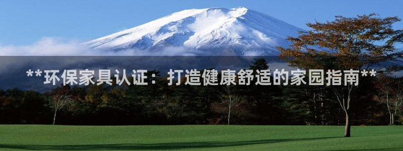 杏耀测速注册：**环保家具认证：打造健康舒适的家园指南**