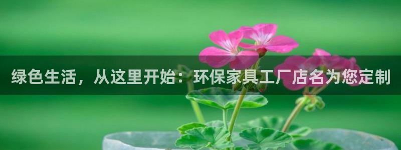 杏耀注册登录：绿色生活，从这里开始：环保家具工厂店名为您定制