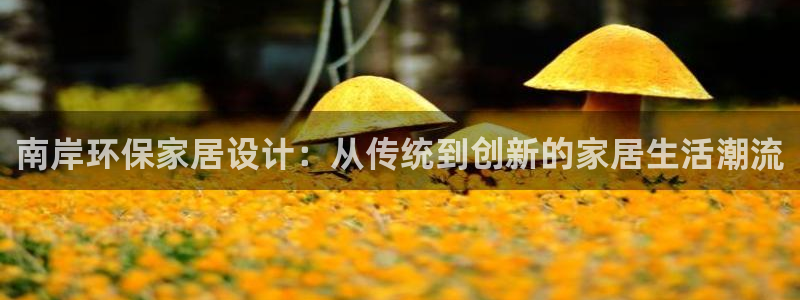 杏耀官方测速：南岸环保家居设计：从传统到创新的家居生活潮流